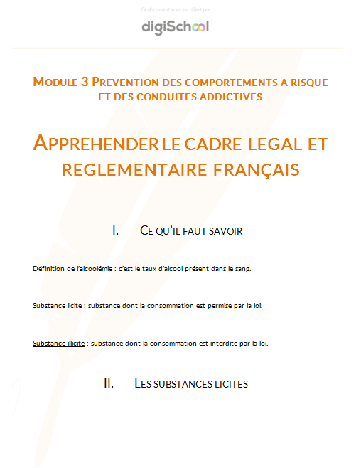 Appréhender le cadre légal et réglementaire français - Prévention Santé Environnement - Seconde PRO