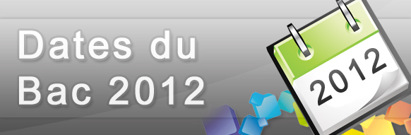 Dates du Bac PRO 2012