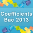 Coefficients du Bac PRO 2013