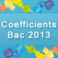 Coefficients du Bac PRO 2013