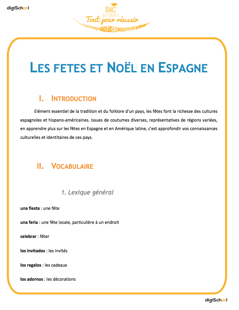 Les fêtes et noël en Espagne - cours d'espagnol gratuit