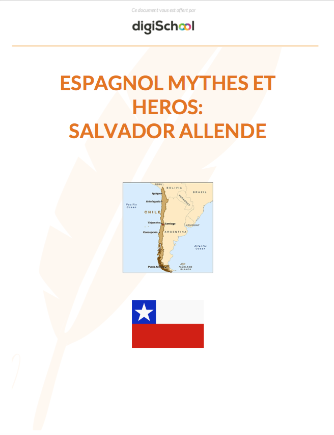 Mythes et Héros : Salvador Allende - Espagnol - Terminale PRO