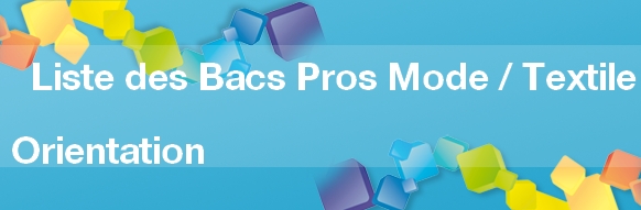 Liste des Bacs Pros Mode / Textile - Orientation